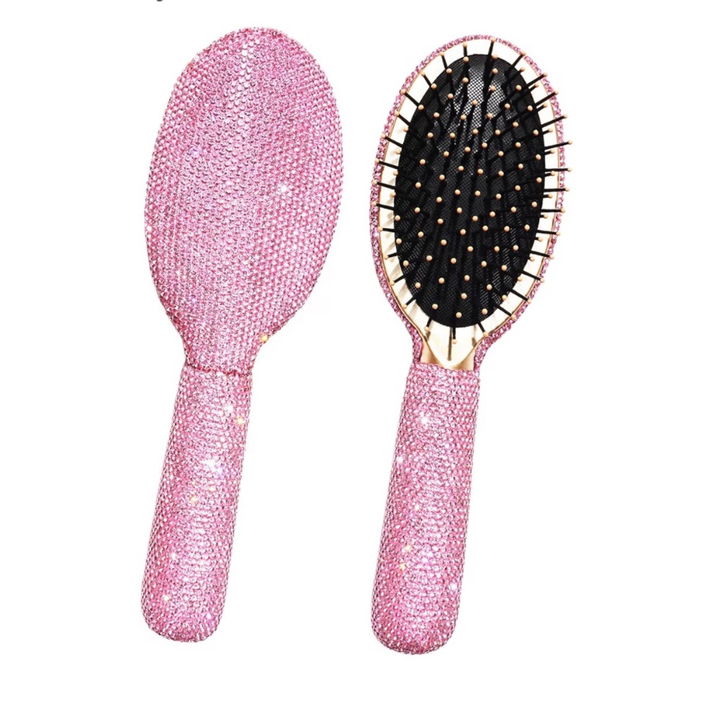 NEW Sparkling Bling Swarovski Crystal Rhinestone Hair Brush + FREE Gift!